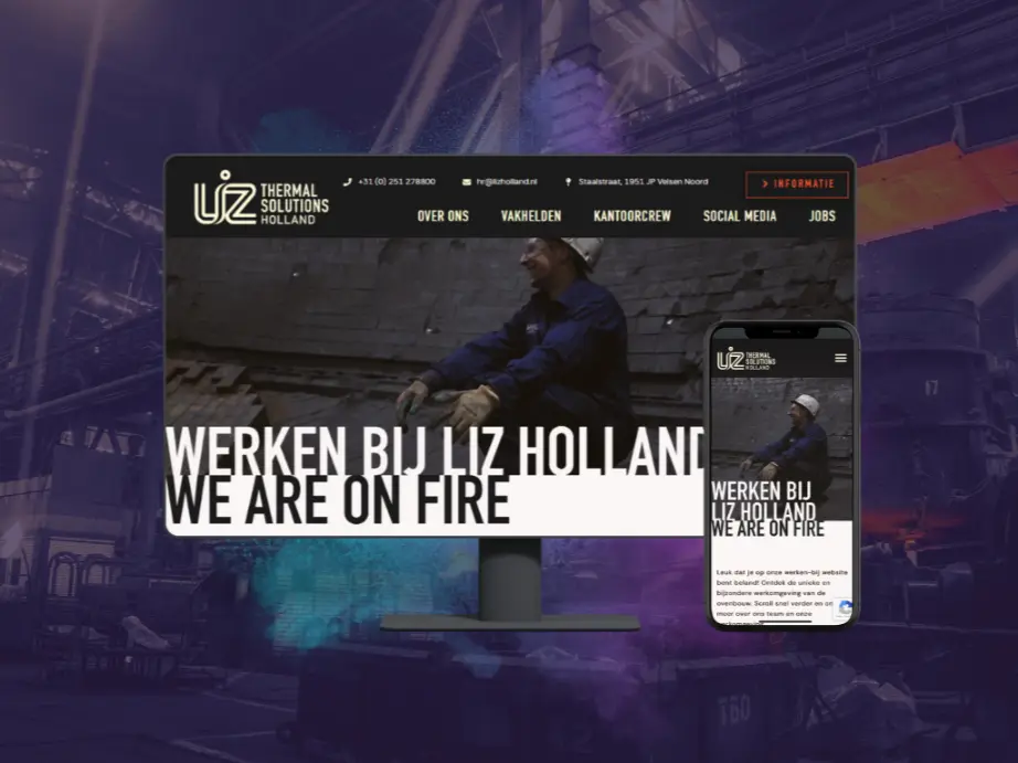 werken-bij website van Liz Holland gepresenteerd